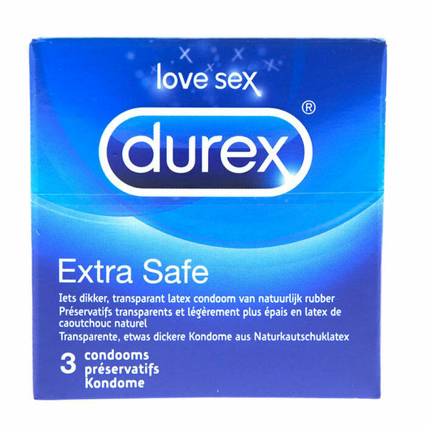 3 Pack Durex® Extra Safe Condoms