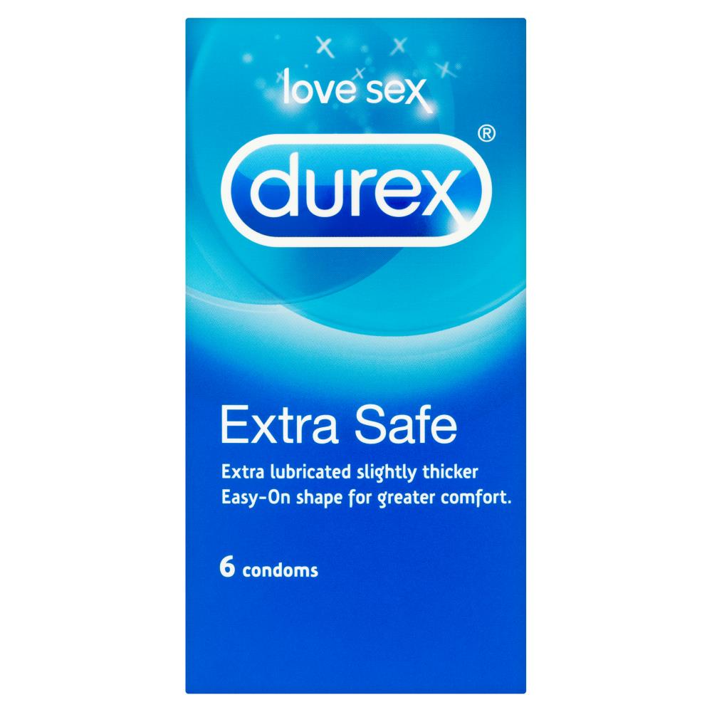 6 Pack Durex®  Extra Safe Condoms