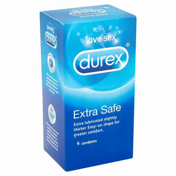 6 Pack Durex®  Extra Safe Condoms