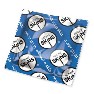 50 x Skins Natural  Condoms | Bargin Pack